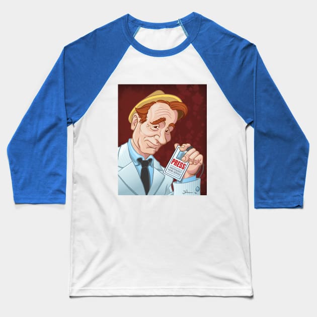 Kolchak: The Night Stalker Baseball T-Shirt by jwrightbrain